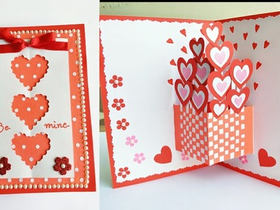 DIY Valentine Pop Up Card.How to make Pop Up Card for Valentine