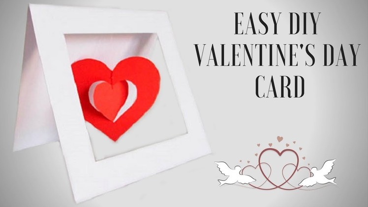 DIY Valentine's day ♥️ POP-UP card ♥️ DIY Anniversary Cards gift idea, Handmade Greeting Card Ideas!
