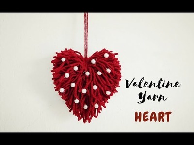 DIY-Yarn Heart |Valentine Gift For Him | Woolen Crafts Wall Hanging | Craftastic