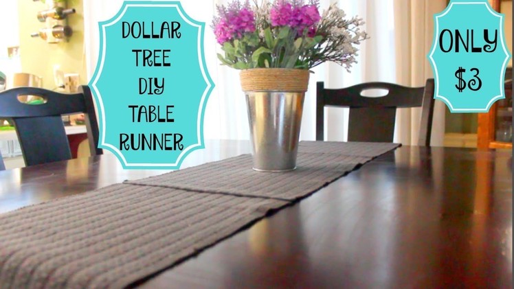 DOLLAR TREE DIY | TABLE RUNNER | FARM HOUSE INSPIRED | VERY EASY