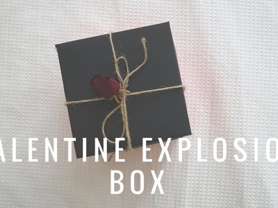 Easy DIY Explosion Box Tutorial - Valentine's Day Gift Idea For Boyfriend
