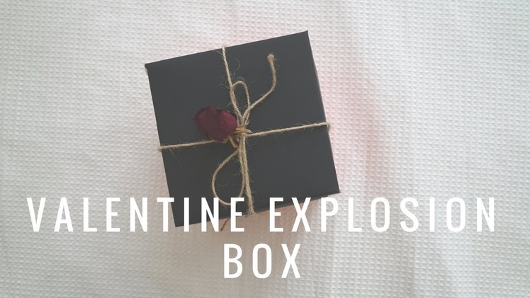 Easy DIY Explosion Box Tutorial - Valentine's Day Gift Idea For Boyfriend