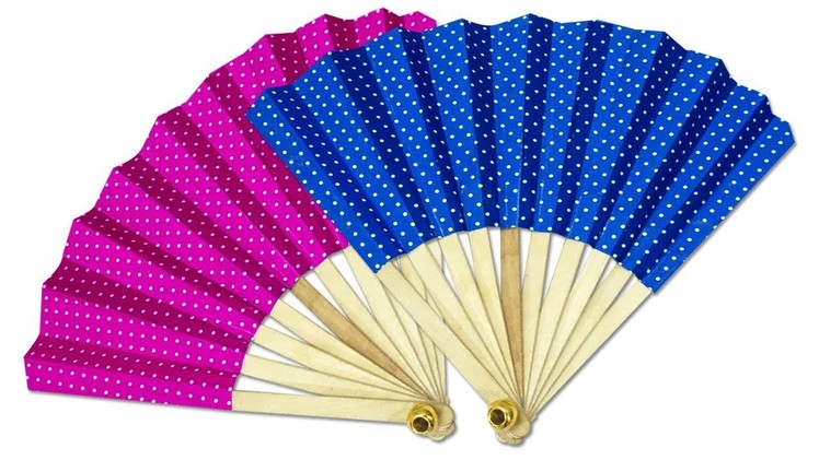Easy Folding Paper Fan Making | How to Make Japanese Fan | Kids Craft Idea