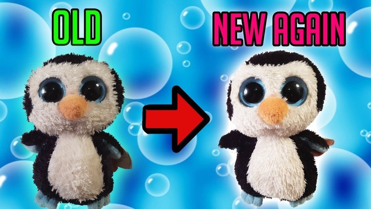 How to clean your beanie boos DIY tutorial! Make them look new again!