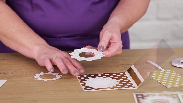 How to craft a decoupaged acetate card with Joey Burdett