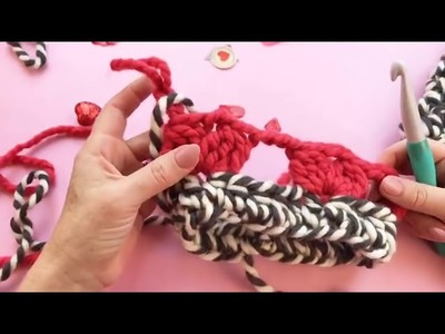 How to Crochet Bobble Heart Stitch + Cowl Pattern