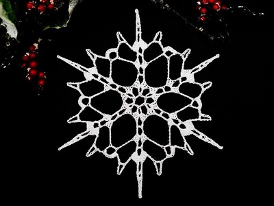 How to Crochet Snowflake #7