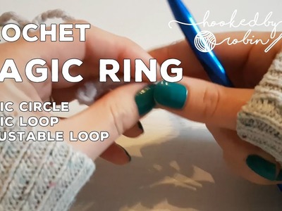 How to crochet the Magic Ring. Circle. Loop tutorial
