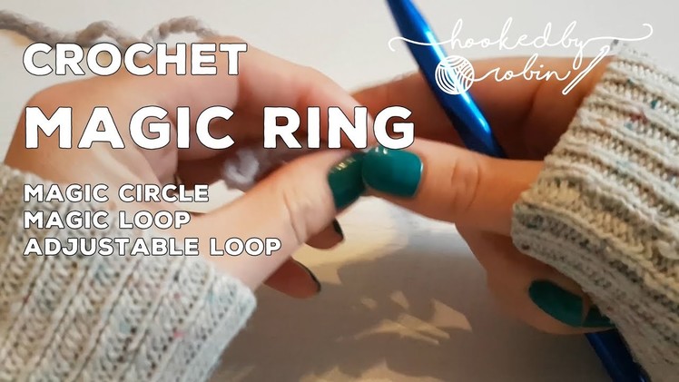 How to crochet the Magic Ring. Circle. Loop tutorial