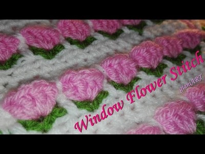 How to Crochet Window Flower Stitch