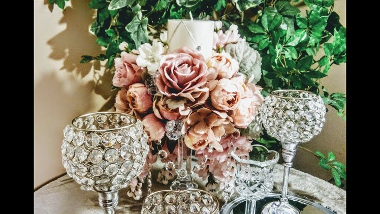 How to| DIY Spring Blush Pink Victorian Wedding Centerpieces????| DIY Quinceanera✨| DIY Home Decor
