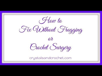 How to fix without frogging