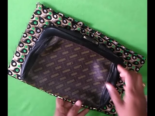 How To Give New Look To Old Purse.Pouch ||Old Bag Make Cover With Organizer Purse