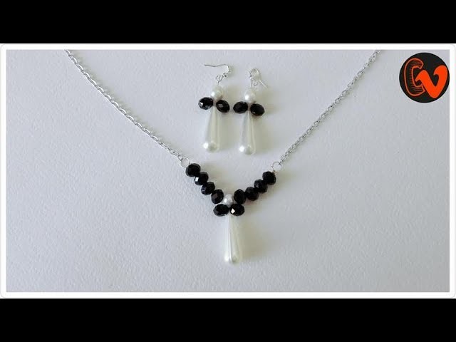How to make a Beaded Necklace. Beaded Jewelry. Tutorial 3