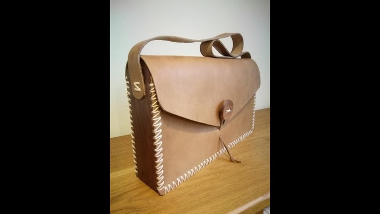 How to make a wood and leather bag