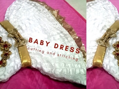 How to make Baby Frock. Baby Dress. Princes Barbie Party wear dress. cloth,cutting and stitching,diy