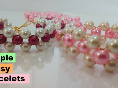 How to make bracelets with beads, how to make bracelets  with thread,.how to make simple bracelets.