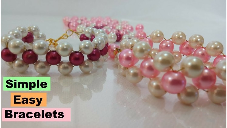 How to make bracelets with beads, how to make bracelets  with thread,.how to make simple bracelets.