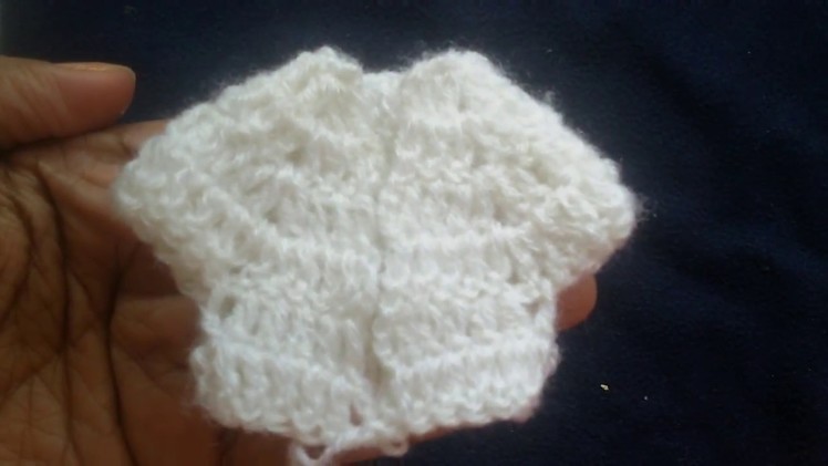 How to make crochet choli for 6-7 number kanha ji