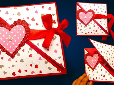 How to make - DIY valentine cards | Handmade love card making ideas