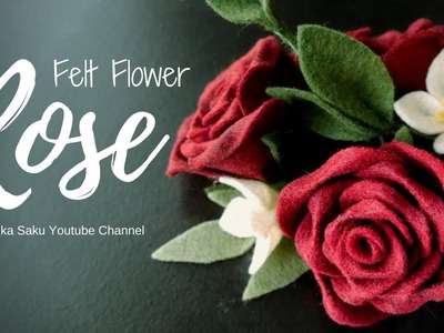How to Make Felt Flower : Rose