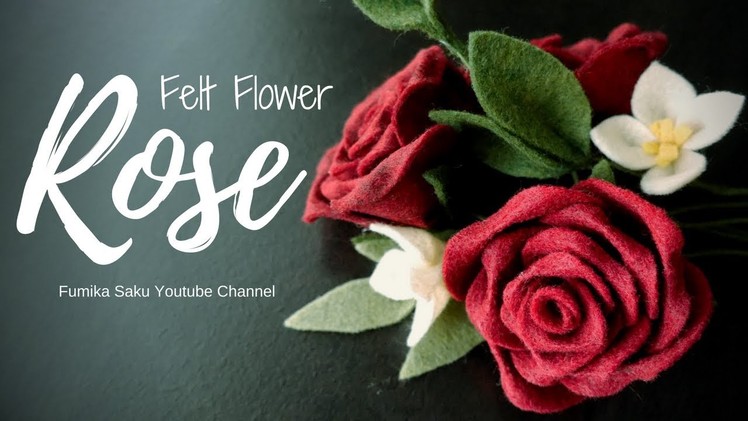 How to Make Felt Flower : Rose