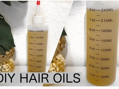 HOW TO MAKE OILS FOR NATURAL HAIR
