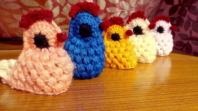 How to make woollen chicken|| Crochet chicken