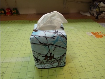 How To Sew A Reversible Tissue Box Cover