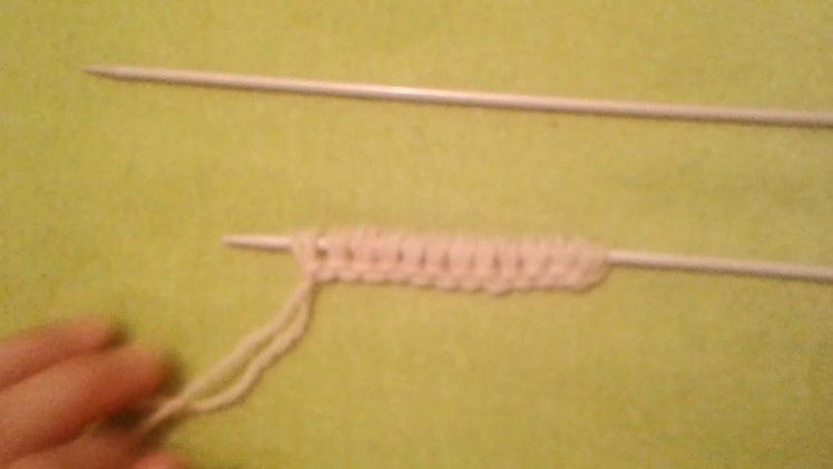 How to start knitting. Kako poceti pletenje