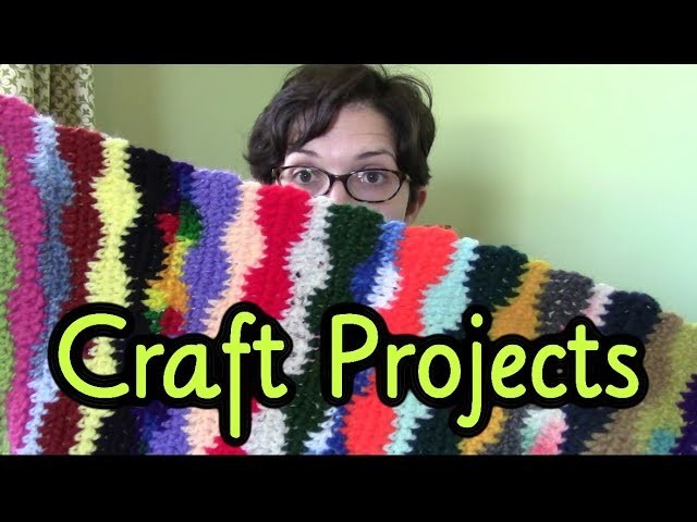 January 2018 Craft Projects ~ Scarves and Scarves and Scarves