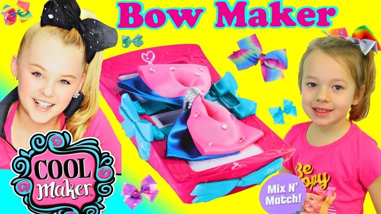 Jojo Siwa Hair Bow Maker Tutorial & Fun DIY Crafts Toys For Kids