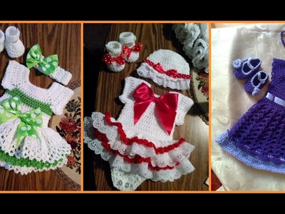 Latest crochet baby dress\crochet baby outfit\baby clothes 2017-2018