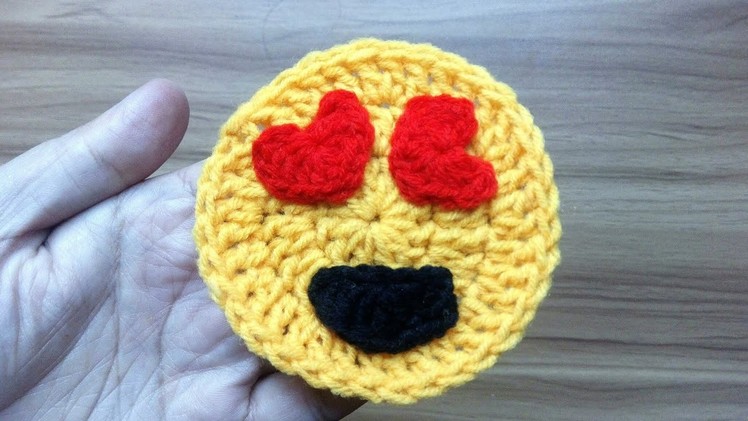 ???? Love Emojis ♥ Fall in love ♥ Valentine Emojis Crochet ♥ Smiling Face With Heart-Eyes