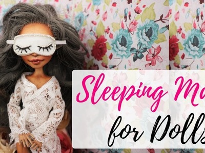 Sleeping Mask For Dolls Easy. DIY Tutorial. Barbie, Monster High, Bratz, Blythe Toys