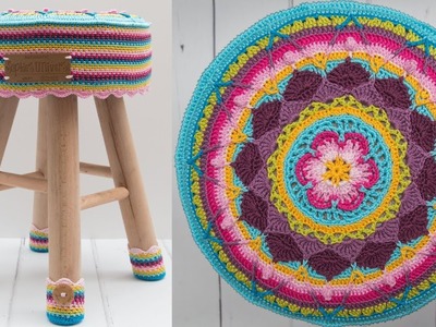 Sophie's Stool kit Unboxing | DIY crochet stool cover | Sophie's Universe | Easy to make