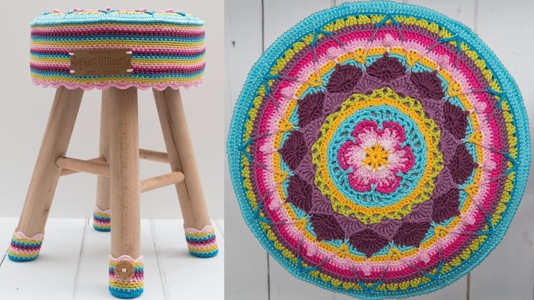Sophie's Stool kit Unboxing | DIY crochet stool cover | Sophie's Universe | Easy to make