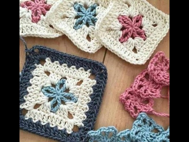 Special Granny square - triple crochet granny square - different granny square - Tamil - DIY crochet