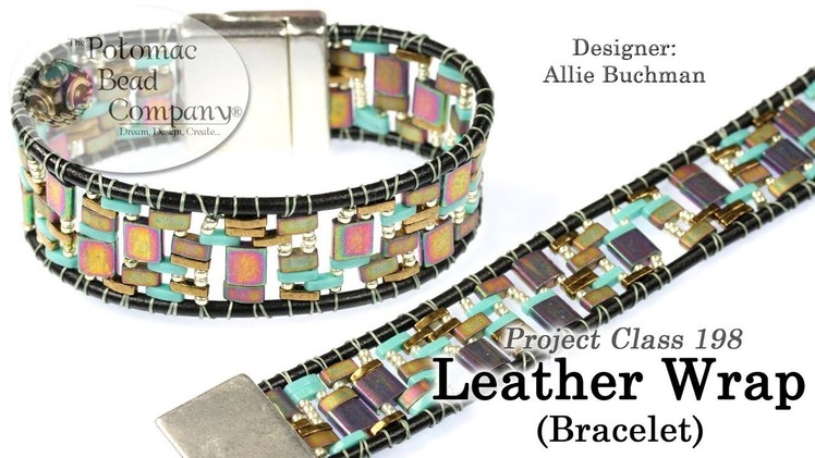 Tila Leather Wrap Bracelet (DIY Tutorial)