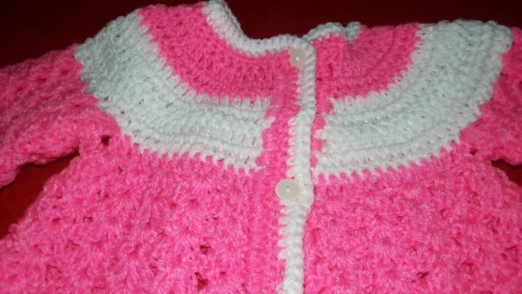 ළදරු ජර්සියක් ගොතමු part 1.4 - crochet baby jersey sinhala