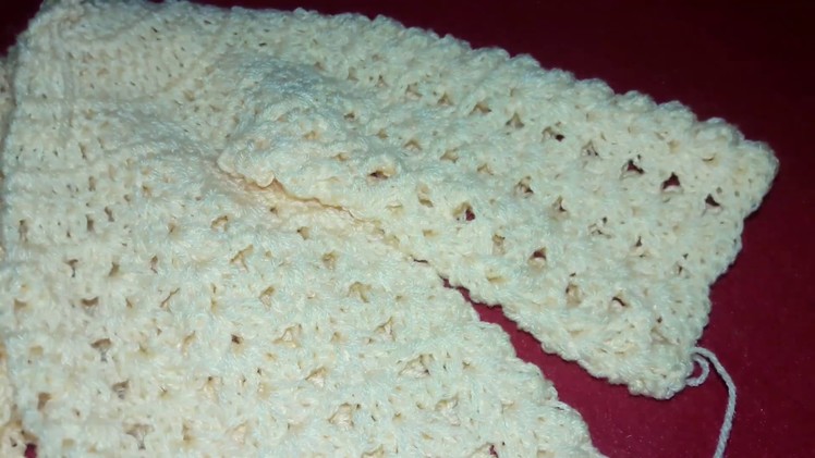 ළදරු ජර්සියක් ගොතමු Part 3.4 - Crochet Baby jersey Sinhala