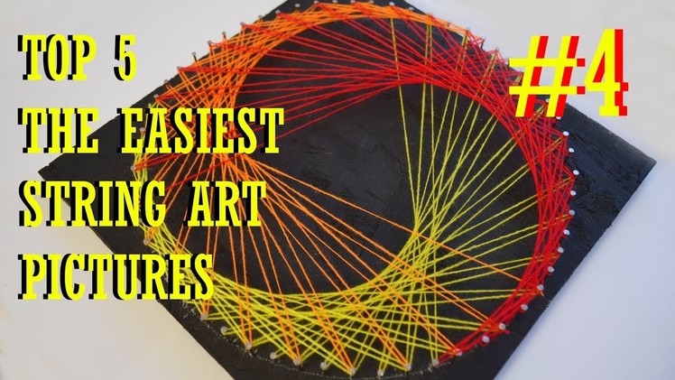 TOP 5 THE EASIEST STRING ART #4 | TRIANGLE | DIY TUTORIAL