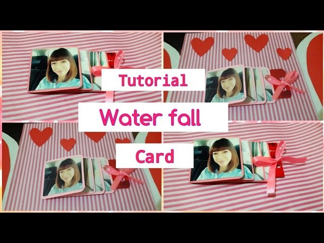 Tutorial | waterfall card for explosion box | easy diy | bahasa indonesia