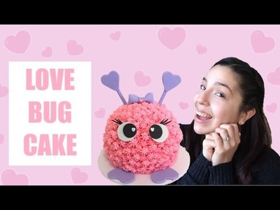 Valentines Day Love Bug Cake | Easy & fun DIY Kids Cake tutorials | Beginners Cake