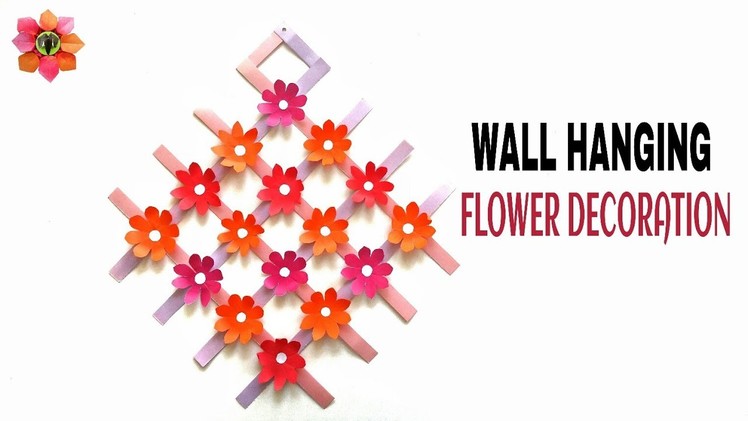 Wall Hanging Flower Decoration - DIY Tutorial - 40