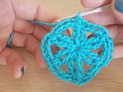 Watch me work: Crochet Flower Of Life Infinity Motif Sacred Geometry