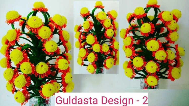 Woolen Guldasta || How to make Sun Flower Guldasta|| Best use of X-Ray