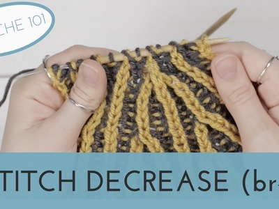 Br4st - 4 Stitch Decrease in Brioche Knitting || Brioche 101