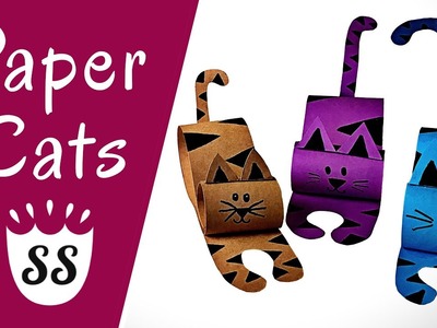 Cat Crafts For Kids. Easy Crafts Out Of Paper