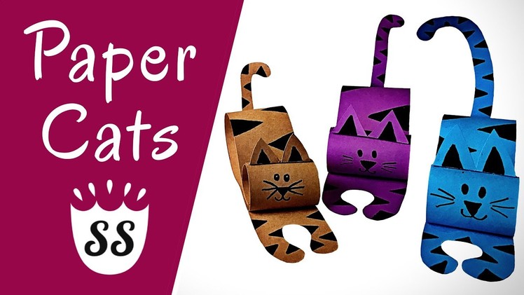 Cat Crafts For Kids. Easy Crafts Out Of Paper